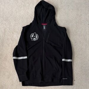 Marvel Black Hoodie with Silver Accents